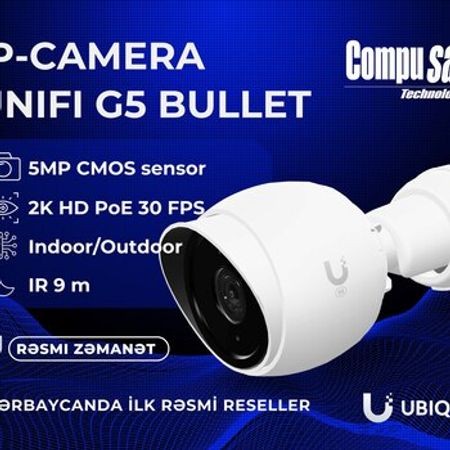 Ubiquiti UniFi G5 Bullet - 2K HD PoE outdoor IP kamera – Bakı – ucuztap.az