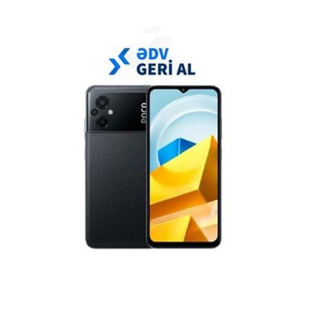 Xiaomi Poco M5 Black 64GB/4GB – Bakı – ucuztap.az