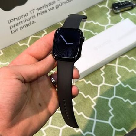 Apple Watch Series 10 Aluminum Jet Black 46mm – Bakı – ucuztap.az