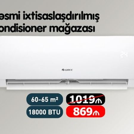 Kondisioner Gree GWH18ACA FAIRY 18000BTU – Kondisionerlər – ucuztap.az