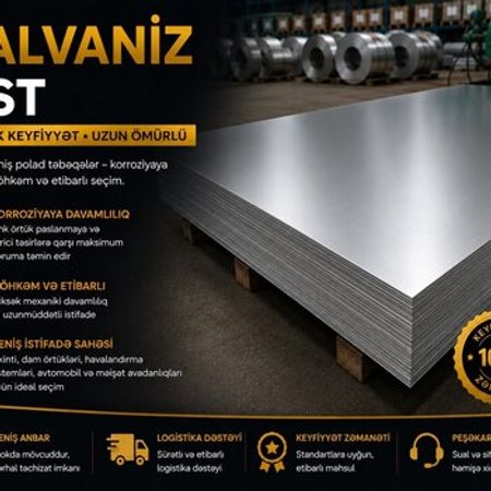Qalvaniz list (Sinklənmiş) – Təmir və tikinti – ucuztap.az