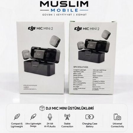 DJI Mic Mini 2 – Audio və video – ucuztap.az