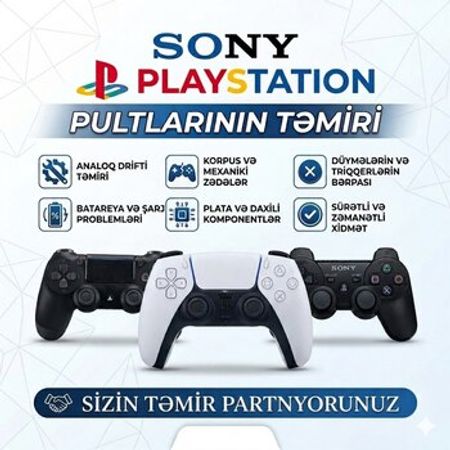 Sony playstation pultlarının təmiri – Bakı – ucuztap.az