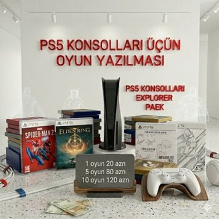 PlayStation 5 üçün oyun yazılması – Oyunlar, pultlar və proqramlar – ucuztap.az