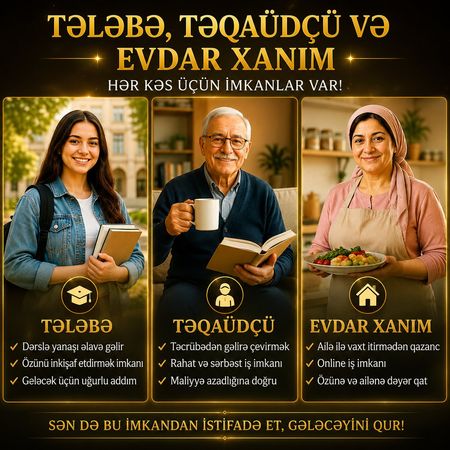 Maddi imkan axtaranlar üçün – Bakı – ucuztap.az