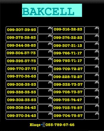 Bakcell nömrə – (099) 388-35-53 – Bakı – ucuztap.az