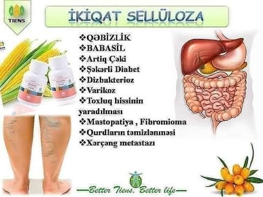 İkiqat Sellüloza-Həzm, Ürək-Qan-Damar,Mədə-bağırsaq,Öd,Qəbzlik – Sağlamlıq və gözəllik – ucuztap.az