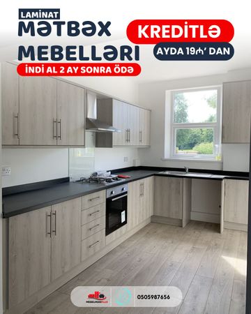 Laminat mətbəx mebeli Kreditlə – Bakı – ucuztap.az