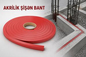 Akrilik şişən bant (5mm, 10mm)