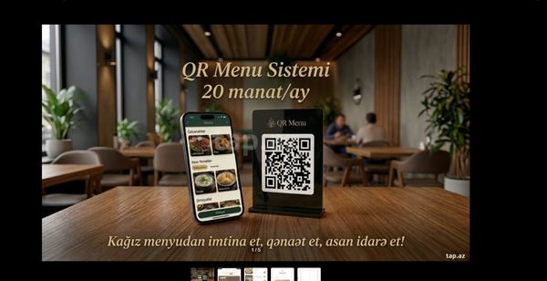 QR Menyu Sistemi - Restoran və Kafelər üçün – Bakı – ucuztap.az