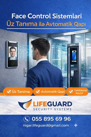 Təhlükəsizlik sistemi: üz tanıma keçid sistemi – Təhlükəsizlik sistemlərinin qurulması – ucuztap.az