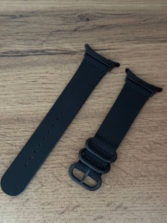 Samsung Galaxy Watch Ultra Vintage Black dəri kəmər – Bakı – ucuztap.az