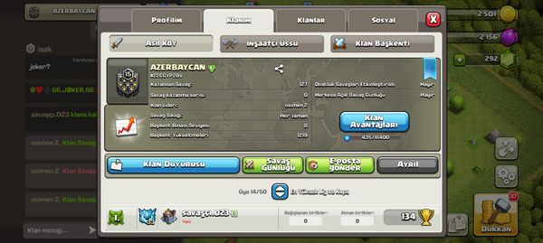 Clash Of Clans Klanı – Qəbələ – ucuztap.az