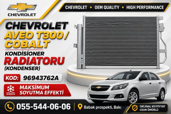 Chevrolet Aveo T300 / Cobalt Kondisioner Radiatoru 96943762 | Hyundai – Ehtiyat hissələri – ucuztap.az