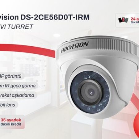 Təhlükəsizlik kamerası Hikvision DS-2CE56D0T-IRM – Bakı – ucuztap.az