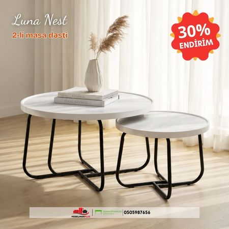 Luna Nest jurnal masas dəsti Endirimlə – Mebel və interyer – ucuztap.az