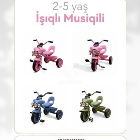 Təkərli Uşaq Velosipedi 507 Model 3 – Velosipedlər – ucuztap.az
