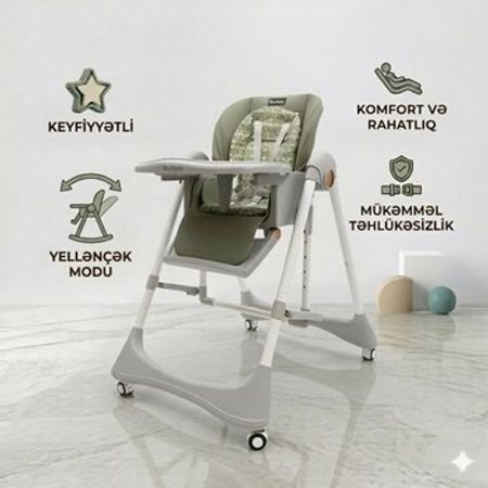 Yellənən uşaq yedizdirmə oturacağı Burbay 8121 – Uşaq mebeli – ucuztap.az