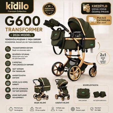Transformer uşaq arabası Kidilo G600 – Uşaq arabaları – ucuztap.az