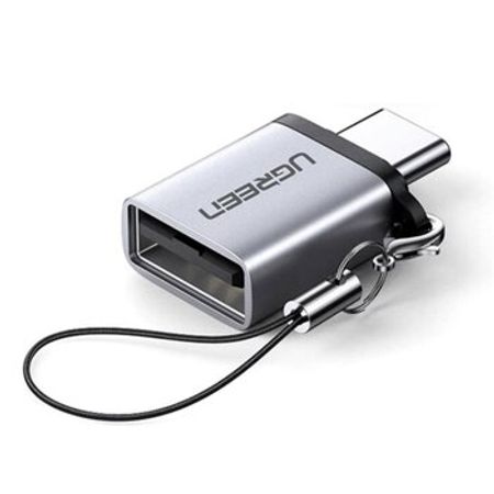 Ugreen US270 Type-C to USB 3.0 A Adapter Cable with Lanyard Space Gray – Kompüter aksesuarları – ucuztap.az