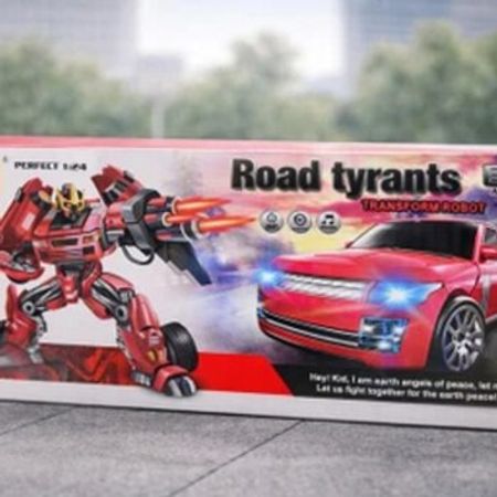 Robot-transformer, qırmızı, 3+ yaş – Oyuncaqlar – ucuztap.az