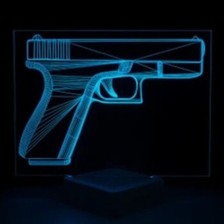 Yerüstü və masaüstü çıraq 3D LED Akril Lampa – Ev və bağ üçün işiqlandırma – ucuztap.az