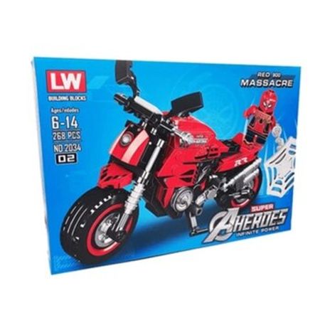Konstruktor Super AHeroes NO.2034, 268 element, 6+ yaş – Avtomobil oturacaqları – ucuztap.az
