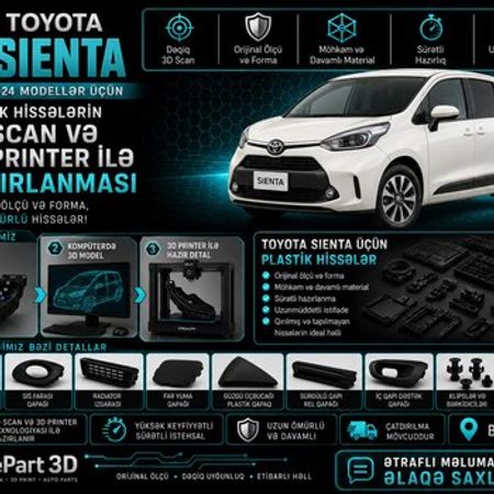 Toyota Sienta plastik ehtiyat hissələri – Ehtiyat hissələri – ucuztap.az