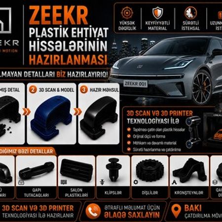 ZEEKR plastik ehtiyat hissələri – Ehtiyat hissələri – ucuztap.az