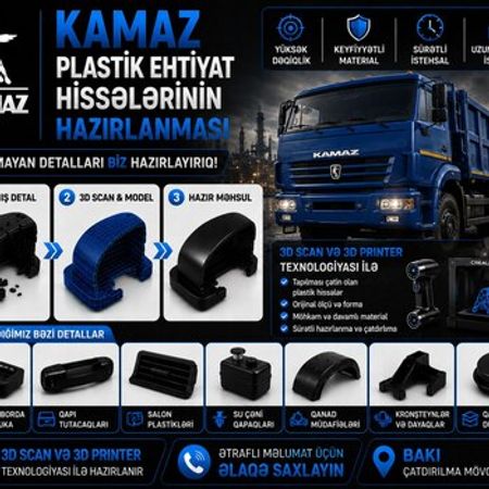 KamAZ plastik ehtiyat hissələri – Ehtiyat hissələri – ucuztap.az