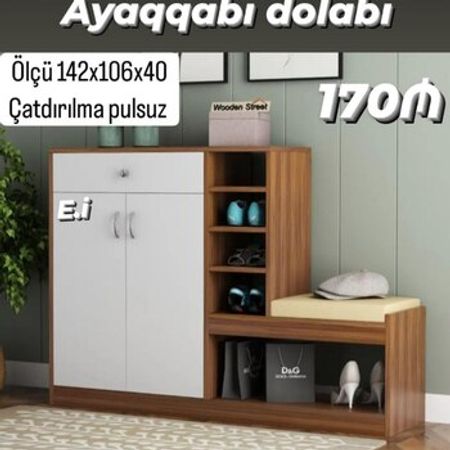 Ayaqqabı dolabı – Dolablar və komodlar – ucuztap.az