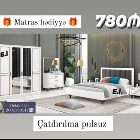 Yataq otağı mebeli – Yataq dəsti və çarpayılar – ucuztap.az