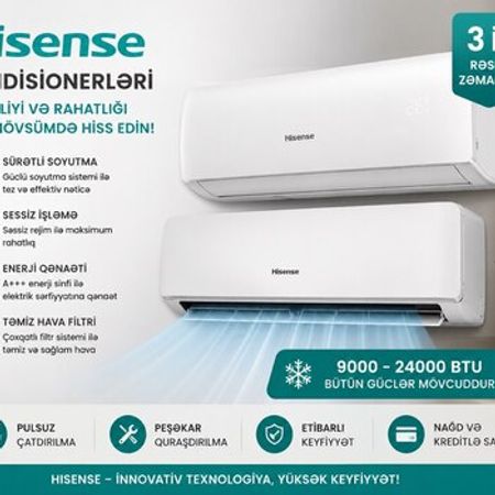 Kondisioner Hisense 9000btu – Kondisionerlər – ucuztap.az