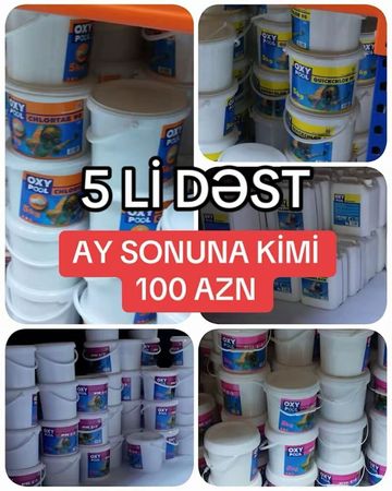 5-Li dəst – ay sonuna kimi BAKI 2026 Oxypool – Hovuz və sauna avadanlığı – ucuztap.az