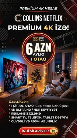 Netflix Premium 1 Aylıq Abonəlik – Bakı – ucuztap.az