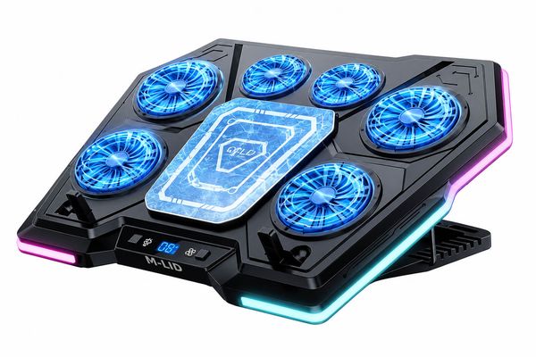 M-LID LZ-D13 RGB Gaming Laptop Cooler – Bakı – ucuztap.az
