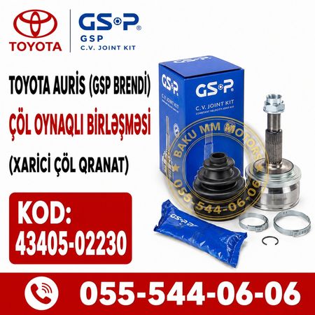 Toyota Auris çöl oynaqlı birləşməsi GSPToyota Ehtiyat Hiss – Bakı – ucuztap.az