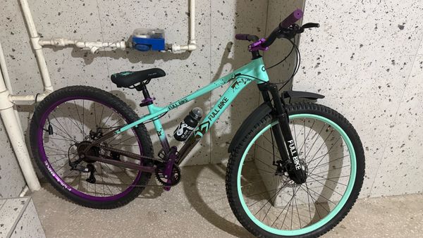 Dağ velosipedi full bike, Mavi – Bakı – ucuztap.az