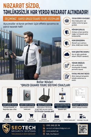 Mühafizə Tur Sistemləri (Guard Tour) – Bakı – ucuztap.az