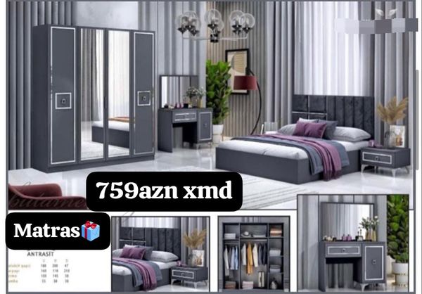 Yataq otağı mebeli – Mebel və interyer – ucuztap.az