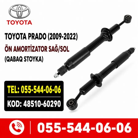 Toyota Prado Amortizator Ön (09-2022) Sağ və Sol üçün Uyğun – 48510-60 – Ehtiyat hissələri – ucuztap.az