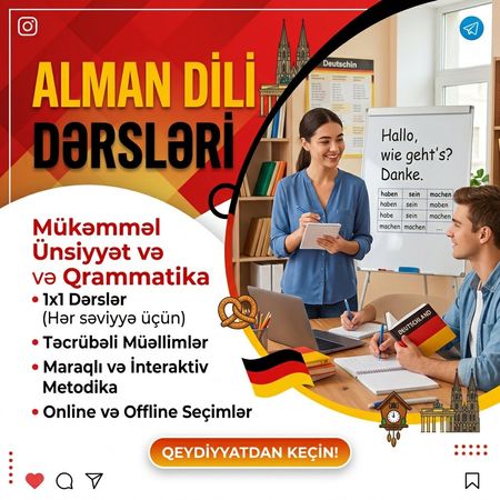 Alman dili – Hazırlıq kursları – ucuztap.az