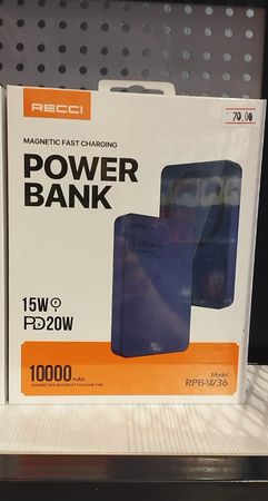 Recci Magnetic PowerBank RPB-W36 10000mAh – Bakı – ucuztap.az