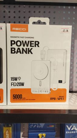 Recci 5000mAh MagSafe Wireless Power Bank RPB-W41 – Bakı – ucuztap.az