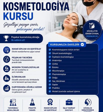 Kosmetologiya kursu – Bakı – ucuztap.az