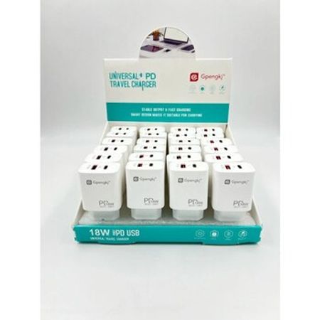 Gpengkj 18W tez şarj şəbəkə adapter başlığı (Universal PD Travel Charger GP-LJ1623) – Telefonlar – ucuztap.az
