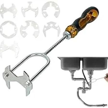 7 Başlıqlı Santexnik Açarı (Under Sink Basin Wrench) – Təmir və tikinti – ucuztap.az