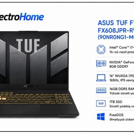 ASUS TUF F16 FX608JPR-RV019 – Noutbuklar və Netbuklar – ucuztap.az