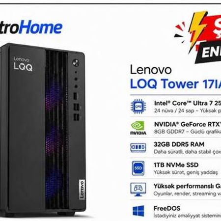 Lenovo LOQ Tower 17IAX10 – Masaüstü kompüterlər – ucuztap.az