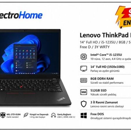 Lenovo ThinkPad L14 G3 – Noutbuklar və Netbuklar – ucuztap.az